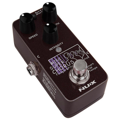 Nux Chorus Pedals Black Nux NCH-5 Mini SCF Super Chorus Flanger Effect Pedal 
