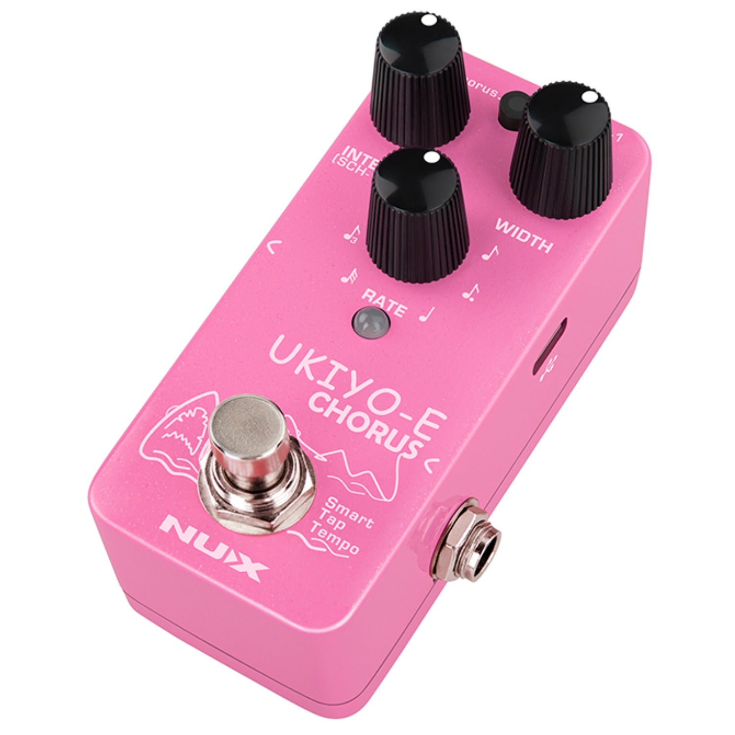 Nux Chorus Pedals Pink Nux NCH-4 Ukiyo-E Chorus Effect Pedal