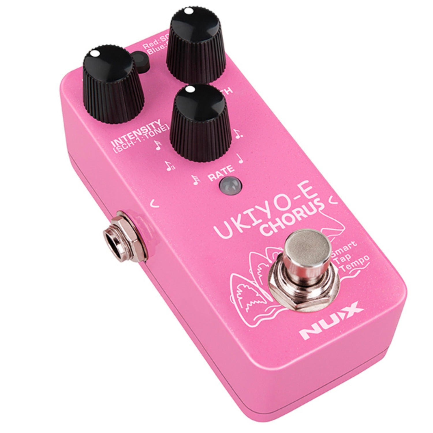 Nux Chorus Pedals Pink Nux NCH-4 Ukiyo-E Chorus Effect Pedal
