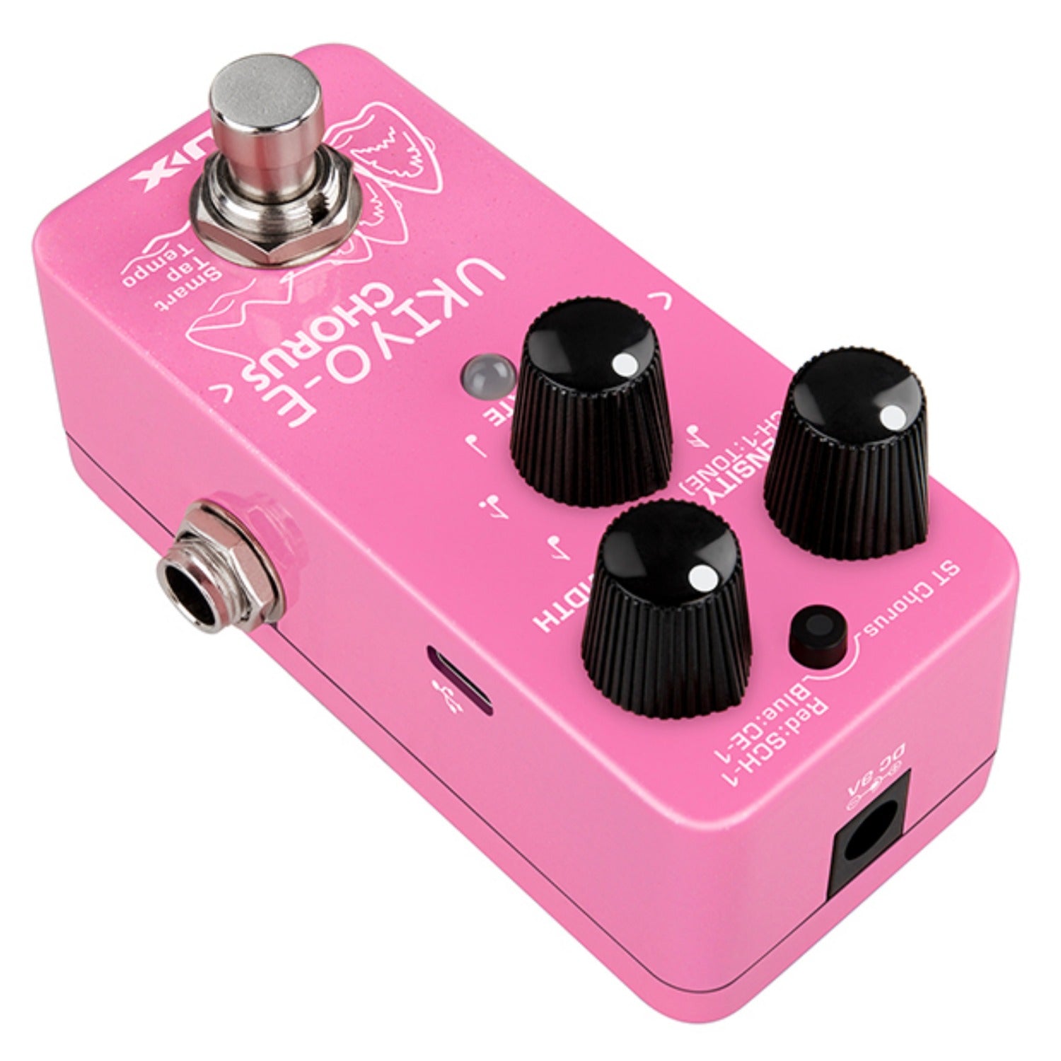 Nux Chorus Pedals Pink Nux NCH-4 Ukiyo-E Chorus Effect Pedal