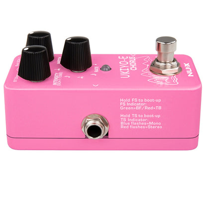 Nux Chorus Pedals Pink Nux NCH-4 Ukiyo-E Chorus Effect Pedal