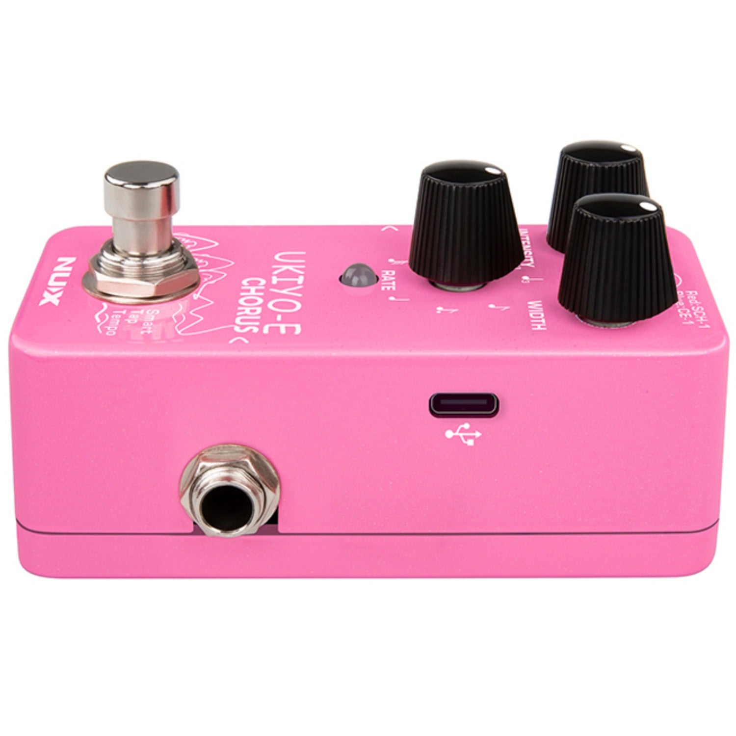 Nux Chorus Pedals Pink Nux NCH-4 Ukiyo-E Chorus Effect Pedal
