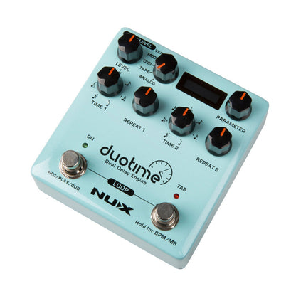 Nux Delay Pedals Nux NDD 6 Duo Time Dual Delay Pedal