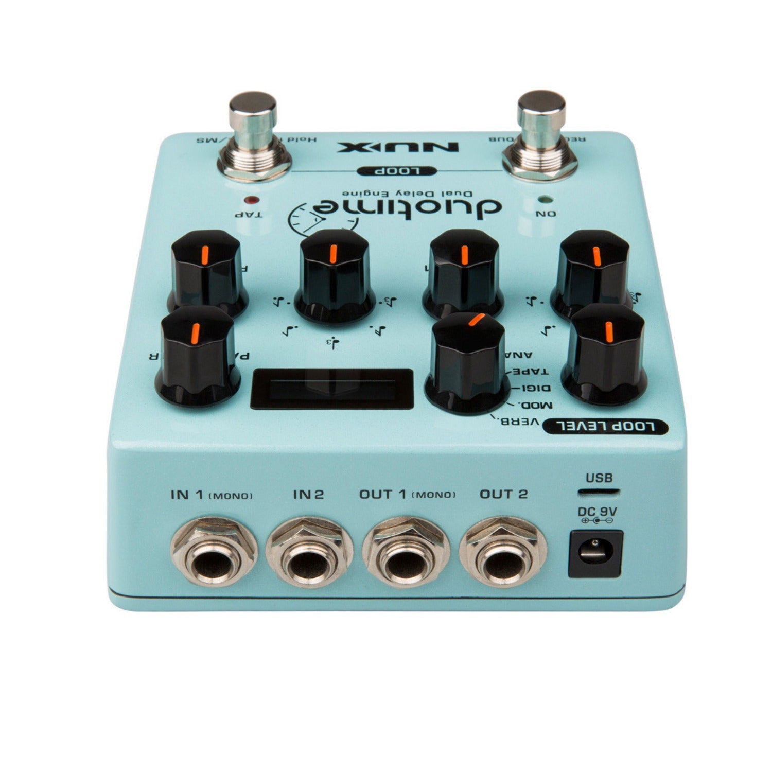 Nux Delay Pedals Nux NDD 6 Duo Time Dual Delay Pedal