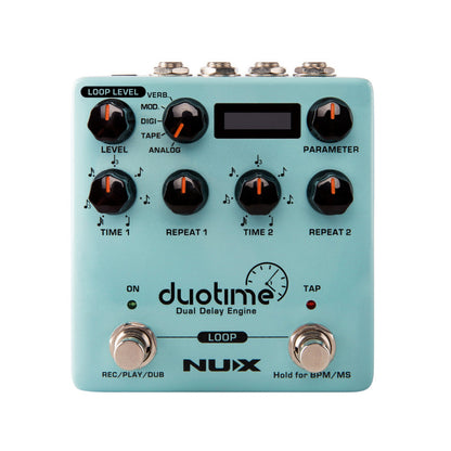 Nux Delay Pedals Nux NDD 6 Duo Time Dual Delay Pedal