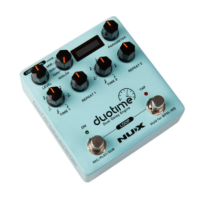 Nux Delay Pedals Nux NDD 6 Duo Time Dual Delay Pedal