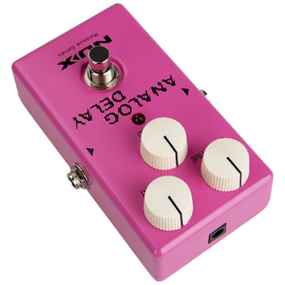 Nux Delay Pedals Pink Nux Analog Delay Reissue Series Effect Pedal