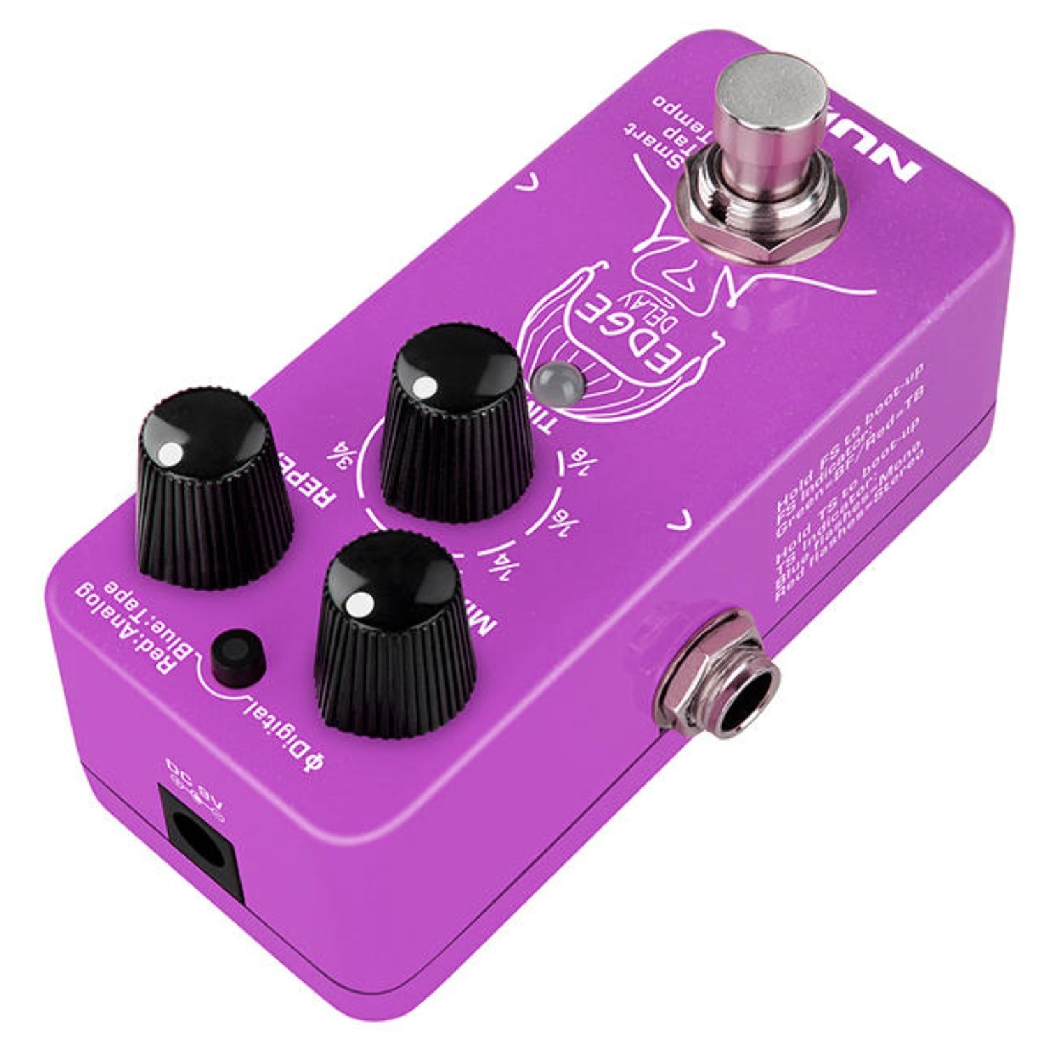 Nux Delay Pedals Purple Nux NDD-3 Edge Delay Effect Pedal