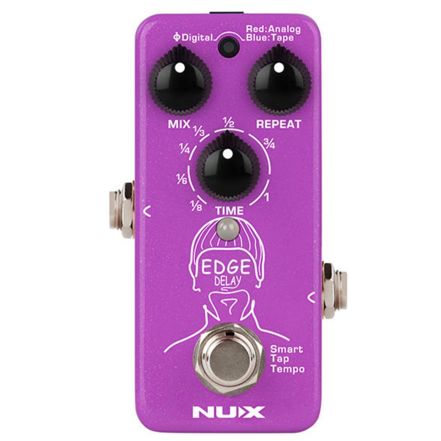 Nux Delay Pedals Purple Nux NDD-3 Edge Delay Effect Pedal