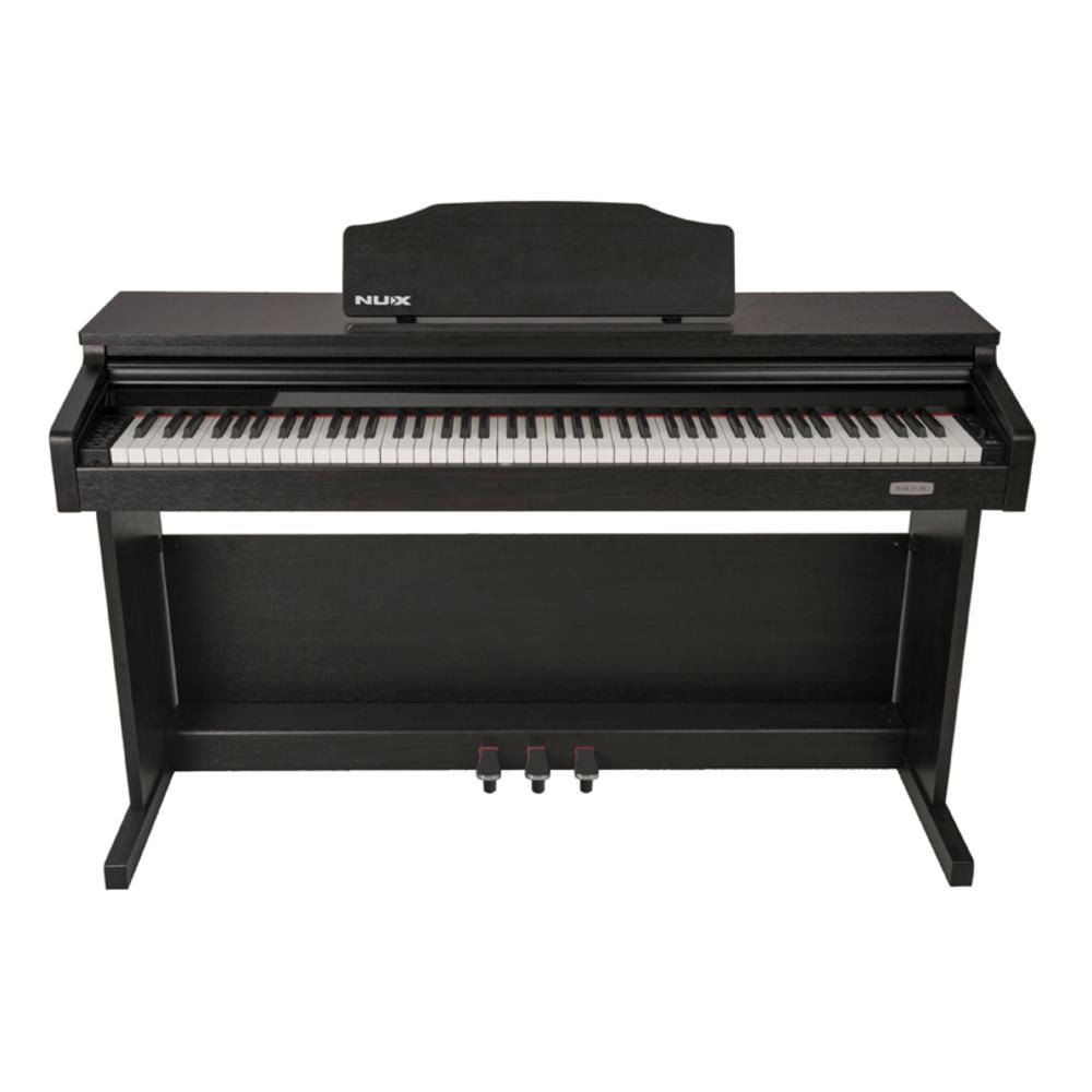 Nux Digital Pianos Black Nux WK-400 88 Key Digital Piano with Hammer Action Keyboard
