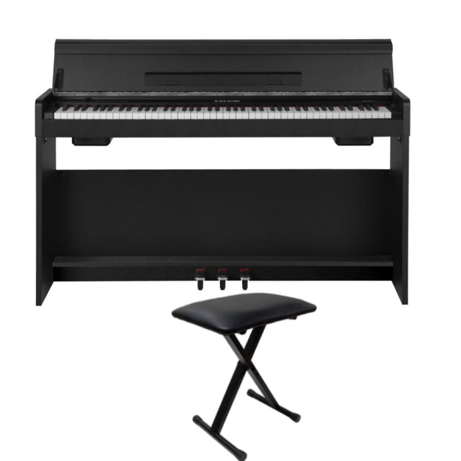 Nux Digital Pianos Black / Piano with Stand & Bench Nux WK 310 88 Key Digital Piano with Hammer Action