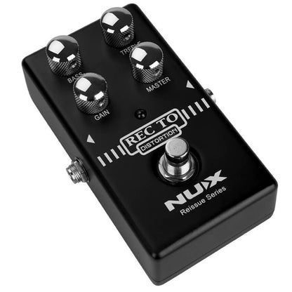 Nux Distortion Pedals Black Nux Recto Distortion Reissue Series Effect Pedal