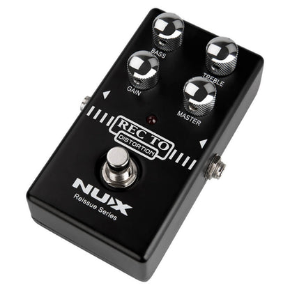 Nux Distortion Pedals Black Nux Recto Distortion Reissue Series Effect Pedal