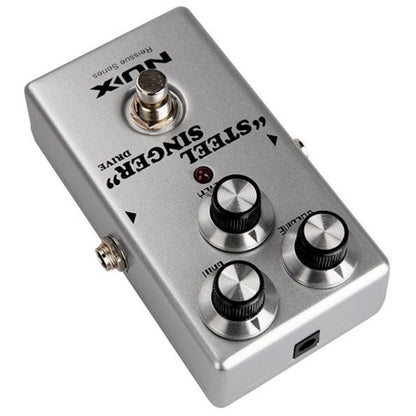 Nux Distortion Pedals Silver Nux Steel Singer Drive Effect Pedal