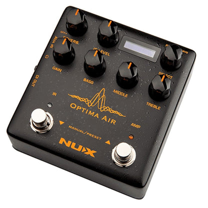 nux effect pedals nux nai 5 optima air dual simulator pedal