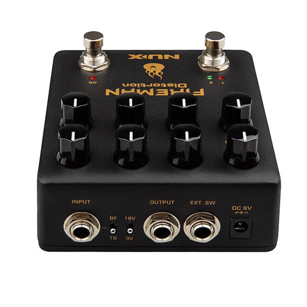 nux effect pedals nux nds 5 fireman distortion pedal