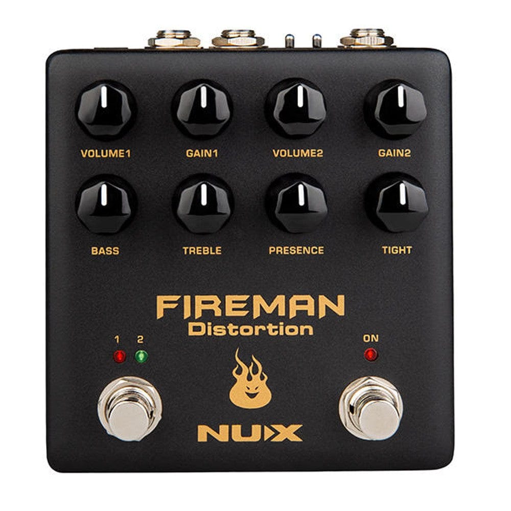nux effect pedals nux nds 5 fireman distortion pedal