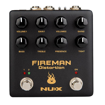 nux effect pedals nux nds 5 fireman distortion pedal