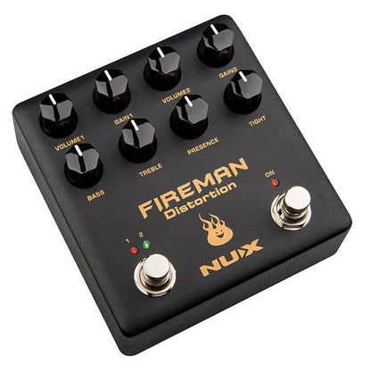 nux effect pedals nux nds 5 fireman distortion pedal