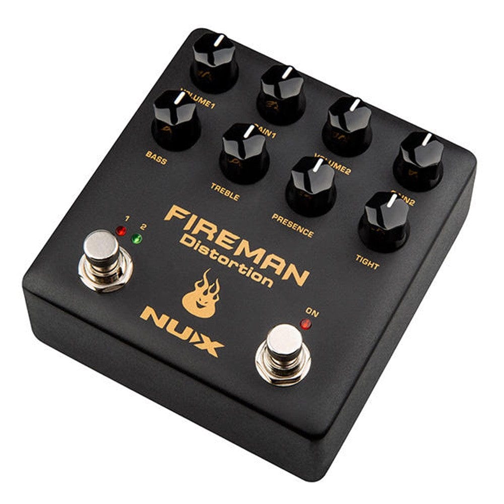 nux effect pedals nux nds 5 fireman distortion pedal
