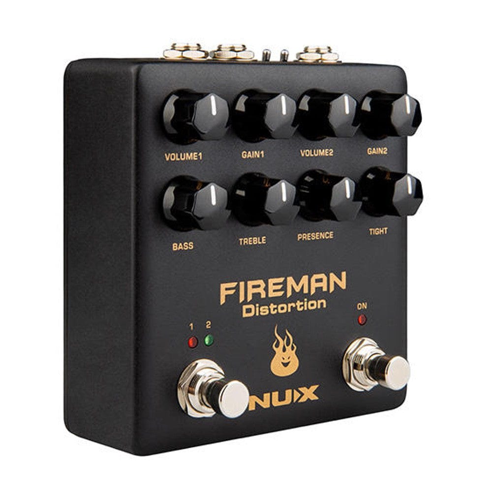 nux effect pedals nux nds 5 fireman distortion pedal