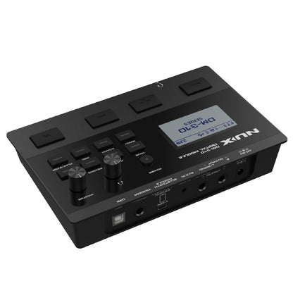 Nux Electronic Drum Kits Black Nux DM-310 All Mesh Head Digital Electronic Drum Kit 