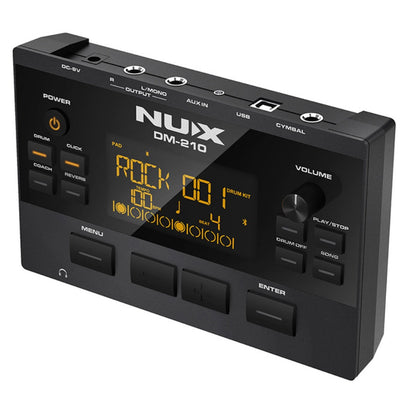 Nux Electronic Drum Kits Nux DM-210 Mesh Head Digital Electronic Drum Kit