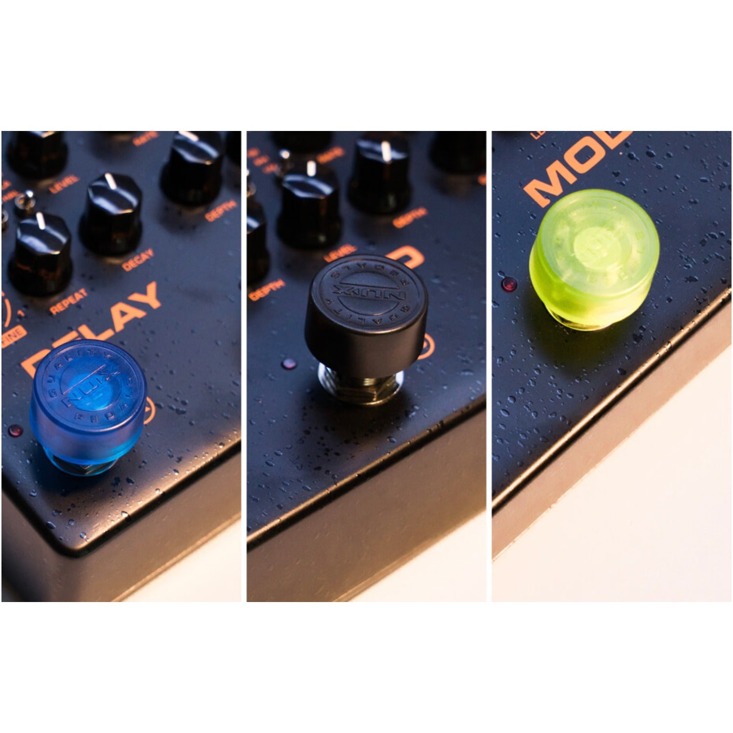 Nux Footswitches & Controllers Colorful Nux NST-1 Footswitch Cap Pedal Topper