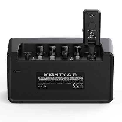 nux guitar combo amplifiers black nux mighty air wireless stereo modeling amplifier     