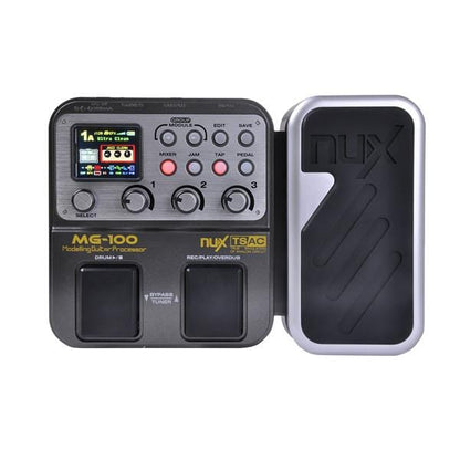 nux guitar processors nux mg-100 multi-effects processor