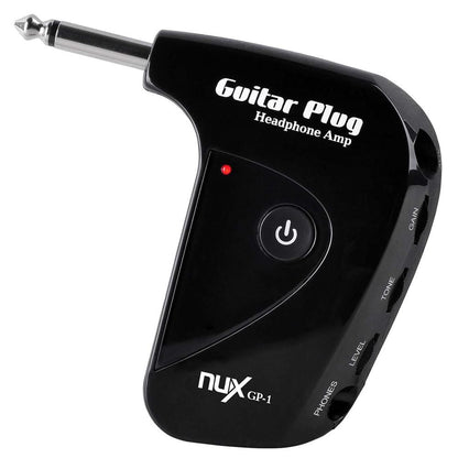 nux headphone amplifiers nux gp-1 guitar plug-in headphone amplifier
