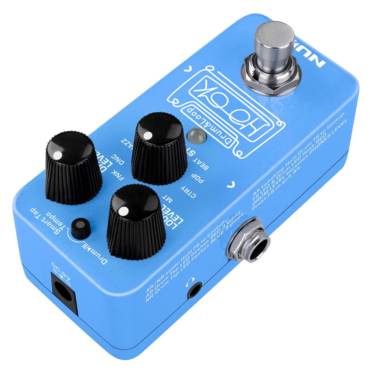 Nux Looper Pedals Nux NDL-3 Hook Mini Looper with Phones Out