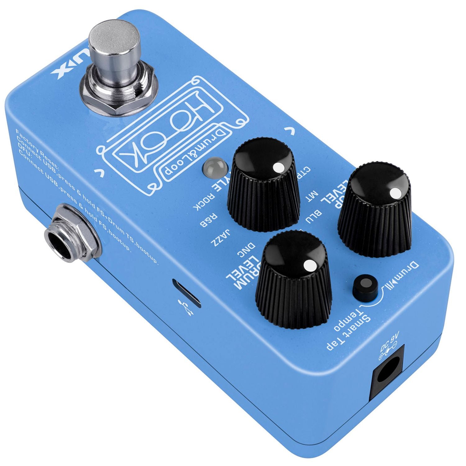 Nux Looper Pedals Nux NDL-3 Hook Mini Looper with Phones Out