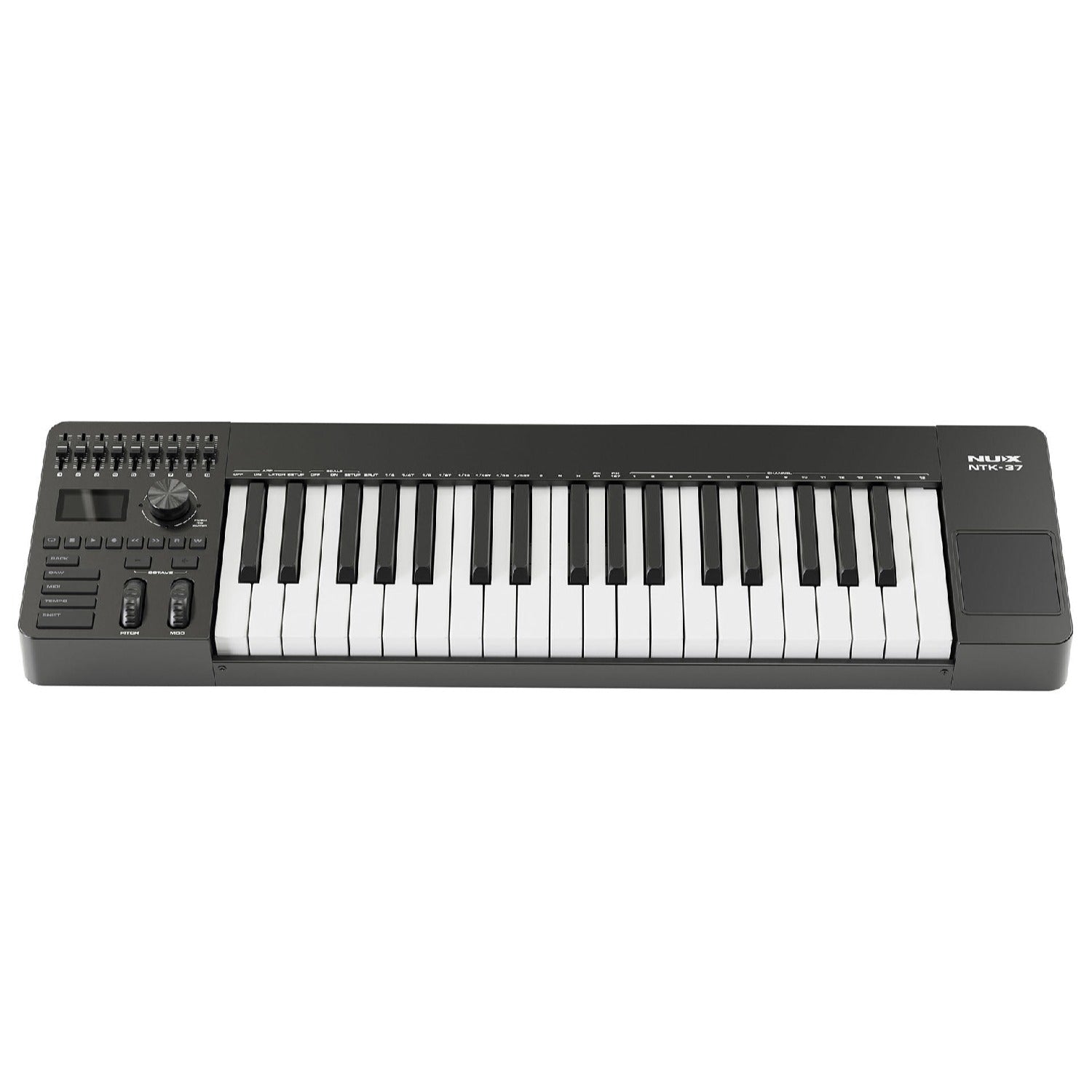 Nux Midi Controllers Black Nux NTK-37 Midi Keyboard Controller