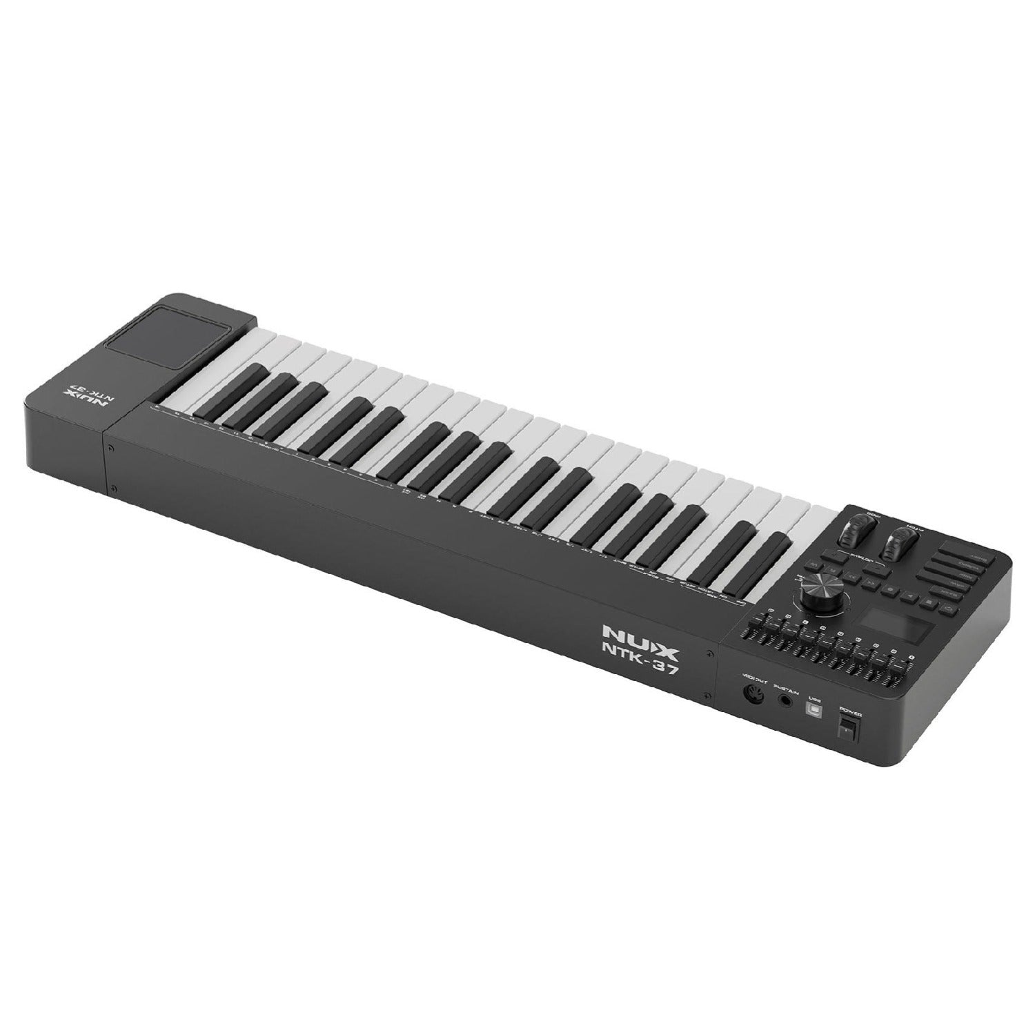 Nux Midi Controllers Black Nux NTK-37 Midi Keyboard Controller