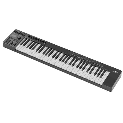 Nux Midi Controllers Black Nux NTK-61 Midi Keyboard Controller