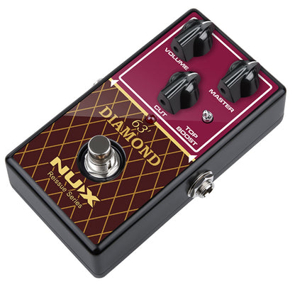 Nux Reverb Pedals Brown Nux 63' Diamond NRO-6 Effect Pedal