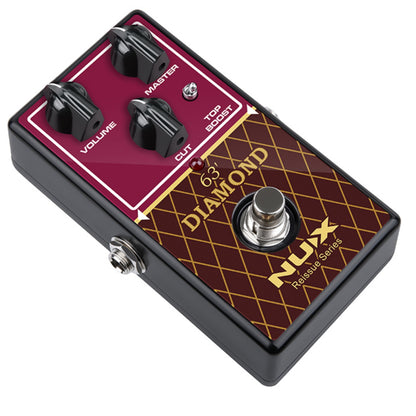 Nux Reverb Pedals Brown Nux 63' Diamond NRO-6 Effect Pedal
