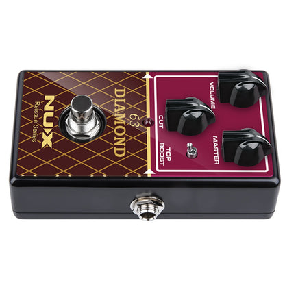 Nux Reverb Pedals Brown Nux 63' Diamond NRO-6 Effect Pedal