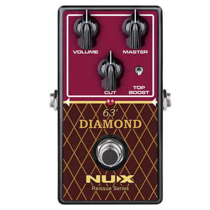 Nux Reverb Pedals Brown Nux 63' Diamond NRO-6 Effect Pedal