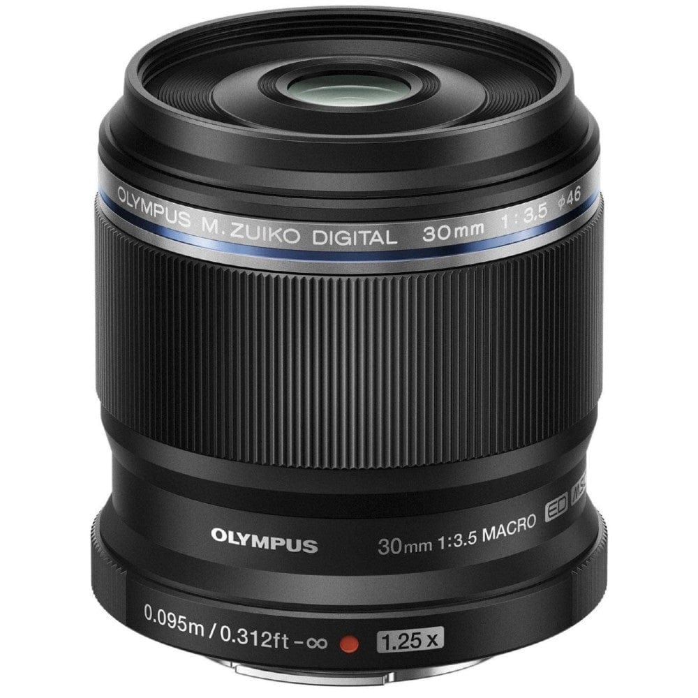 Olympus DSLR Camera Lenses Olympus ET M 3035 Pro 30mm Digital Camera Micro Lens - Black