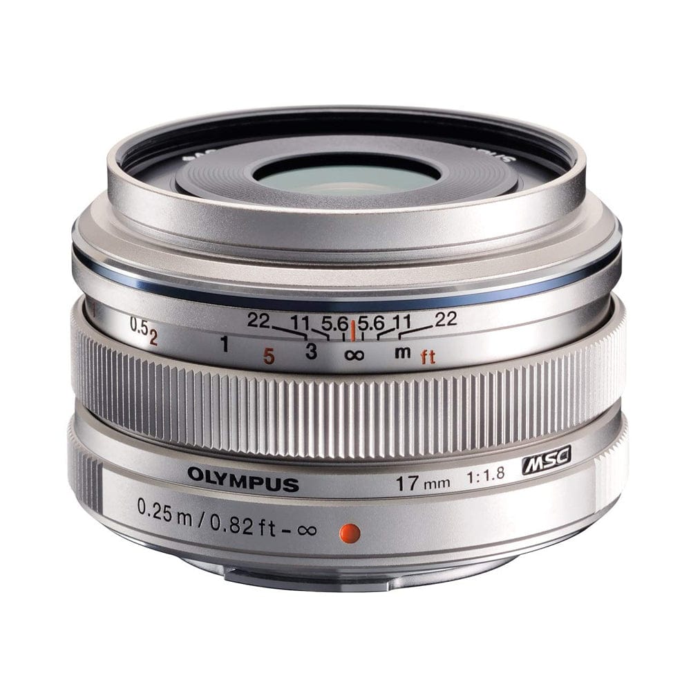Olympus DSLR Camera Lenses Silver Olympus EW M1718 G M Zuiko 17mm Digital Camera Lens
