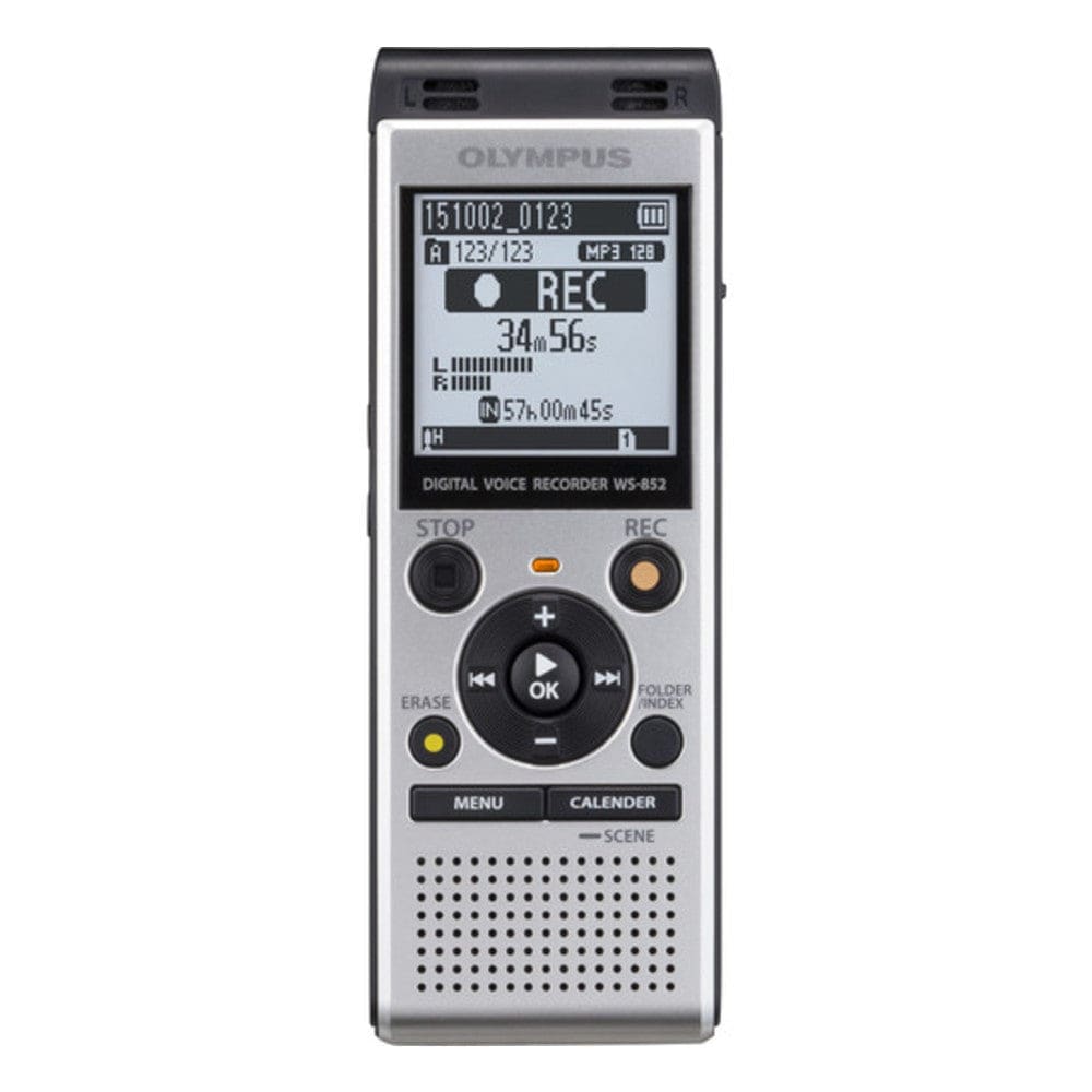 Olympus Recorders Olympus WS-852 Digital Voice Recorder- Silver