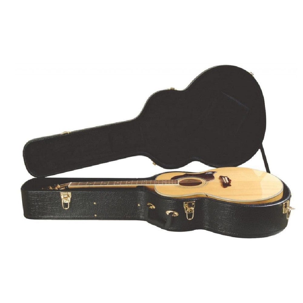 On-Stage Acoustic Guitar Cases Black On-stage GCA5600B Hardshell Jumbo Acoustic Guitar Case