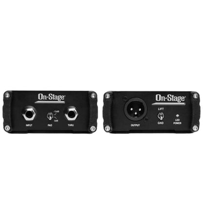 On-Stage D I Boxes Black On-Stage DB1000 Active DI Box