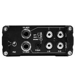 On-Stage D I Boxes Black On-Stage DB1050 Passive Multimedia DI Box