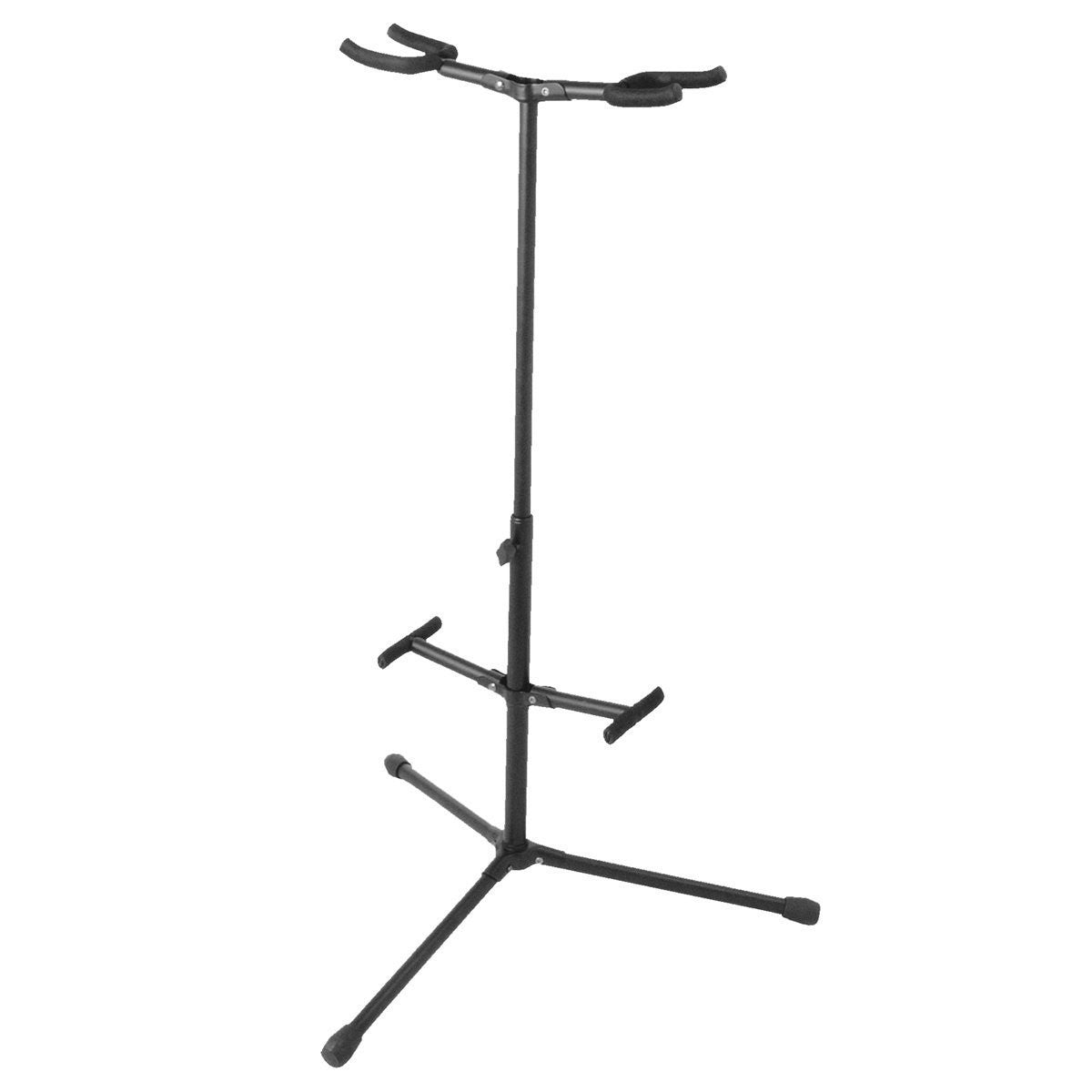 on-stage guitar stands on stage gs7255 double hang it guitar stand