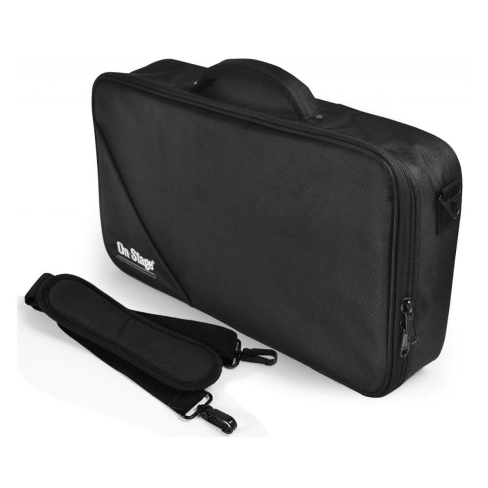 on-stage pedalboards on-stage gpb3000 pedal board with gig bag - black