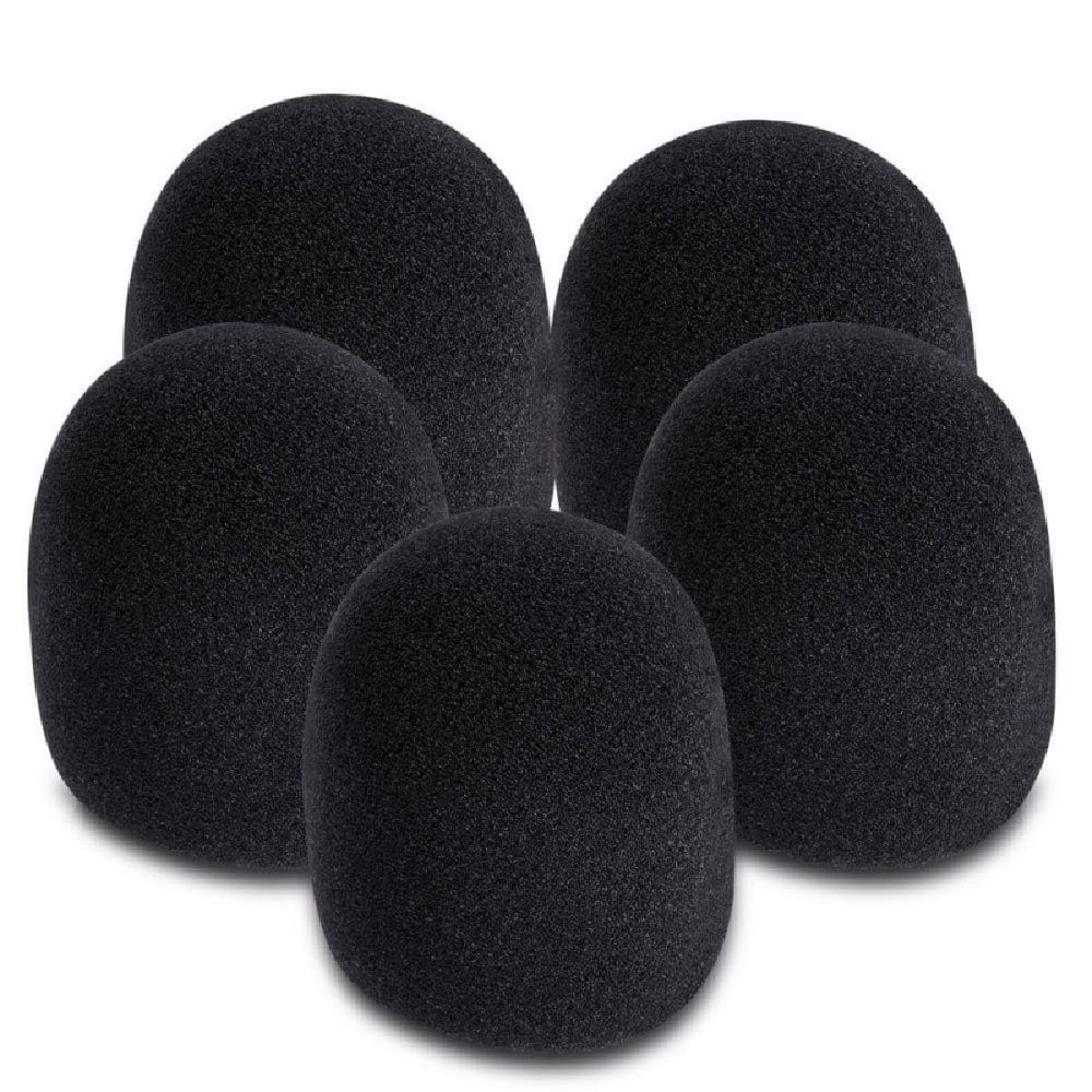 on-stage wind shields pack of 5 on-stage windscreen pack - black   