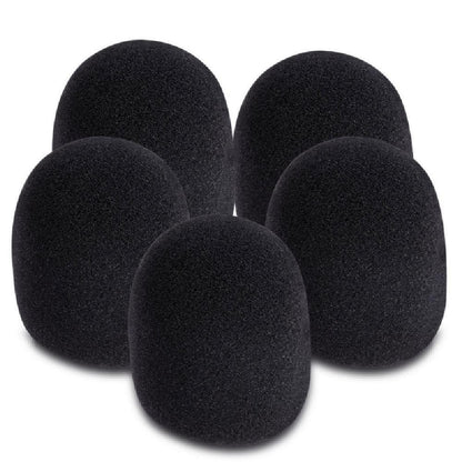on-stage wind shields pack of 5 on-stage windscreen pack - black   